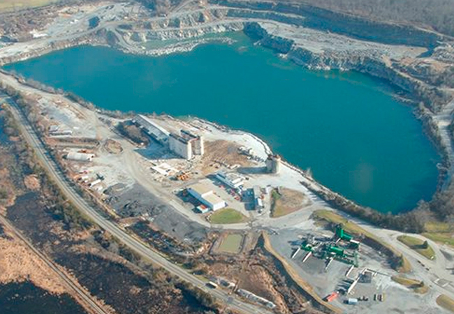 Braen Stone, historic Limecrest Quarry, Sparta, NJ, limestone and granite reserves