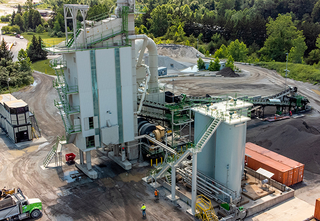 Braen, asphalt plant, Sparta Quarry